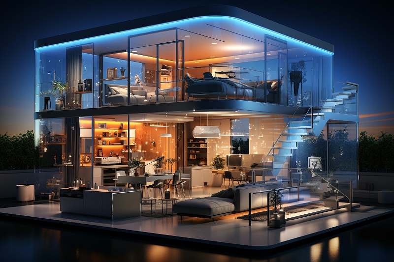 摄图网_600587027_现代艺术中的智能家居设备（企业商用）