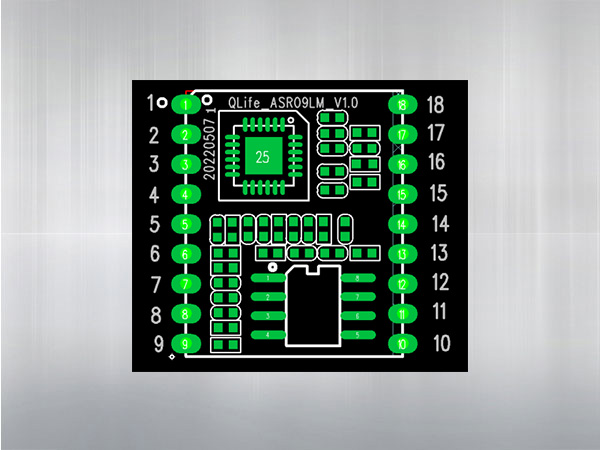 QLIFE-ASR09LM 离线语音识别控制模组